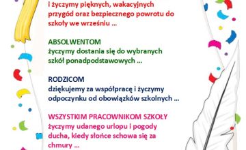 Zakończenie roku szkolnego 2019/2020
